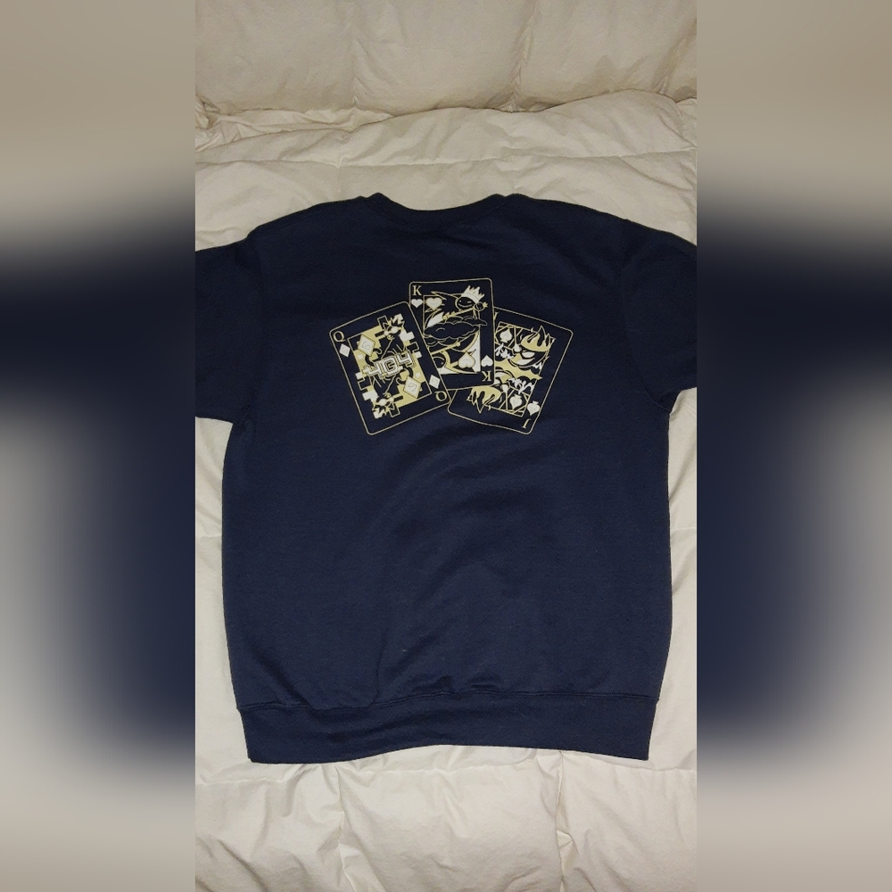 Dream team playing cards graphic sweatshirt (dream branding)